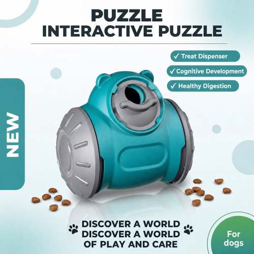 Interactive Feeder for Dogs — Stimulate Their Mind While They Ea