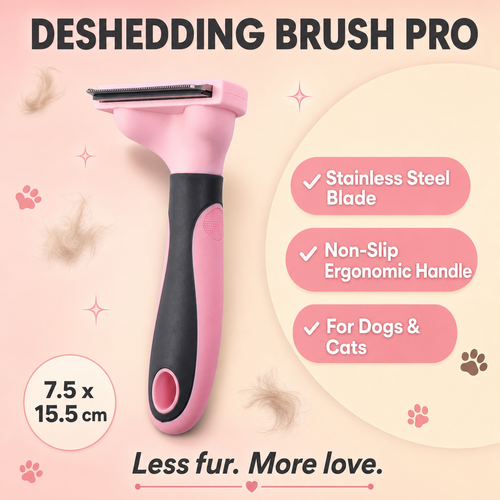 Deshedding Brush for Dogs and Cats — Say Goodbye to Loose Fur