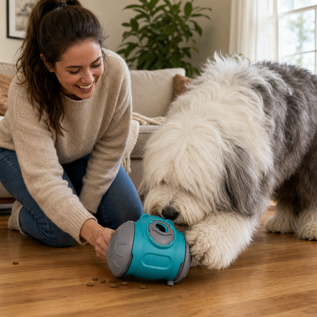 Comedero Interactivo para Perros — Estimula su Mente Mientras Comen